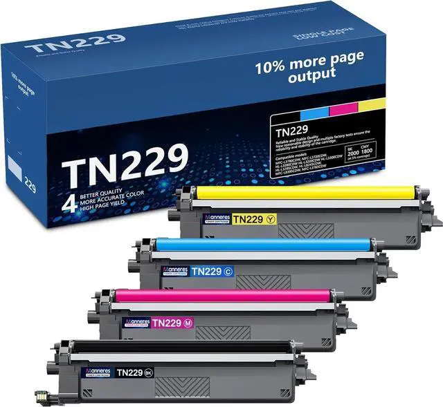 Main image of TN229 TN229BK/C/M/Y Toner Cartridge Replacement for Brother TN-229 Toner Cartridge MFC-L3780CDW HL-L3280CDW MFC-L3720CDW HL-L3220CDW HL-L3295CDW HL-L8245CDW TN2294PK