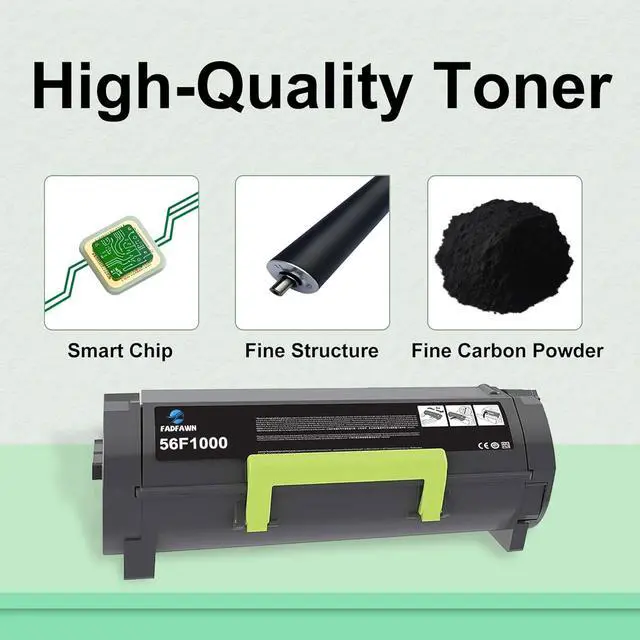 Alt view image 5 of 6 - 56F1000 High Yield Toner Cartridge Replacement for Lexmark 56F1000 Black Toner Cartridge Work for MS321 MS421 MS521 MS621 MS622 MX321 MX421 MX521 MX522 MX622 Laser Printer