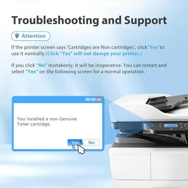 Alt view image 5 of 7 - 215A Toner Cartridges (with Chip) Compatible Replacement for HP 215A W2310A W2311A W2312A W2313A for Color Laserjet Pro MFP M182nw M183fw M155a M155nw Printer (5-Pack, Black Cyan Yellow Magenta)