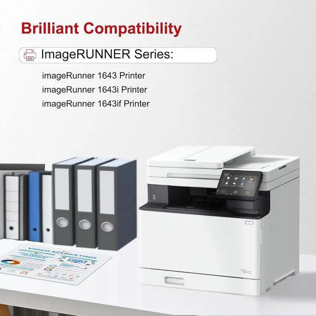 Alt view image 2 of 7 - T06 Black Toner Cartridge Replacement for Canon T06 3526C001AA High-Yield Toner Cartridge for imageRunner 1643 1643i 1643iF 1643P Printers (1Black)