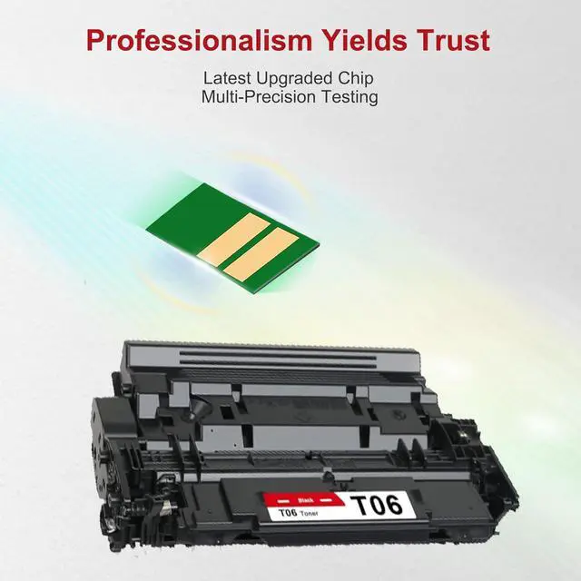 Alt view image 5 of 7 - T06 Black Toner Cartridge Replacement for Canon T06 3526C001AA High-Yield Toner Cartridge for imageRunner 1643 1643i 1643iF 1643P Printers (1Black)