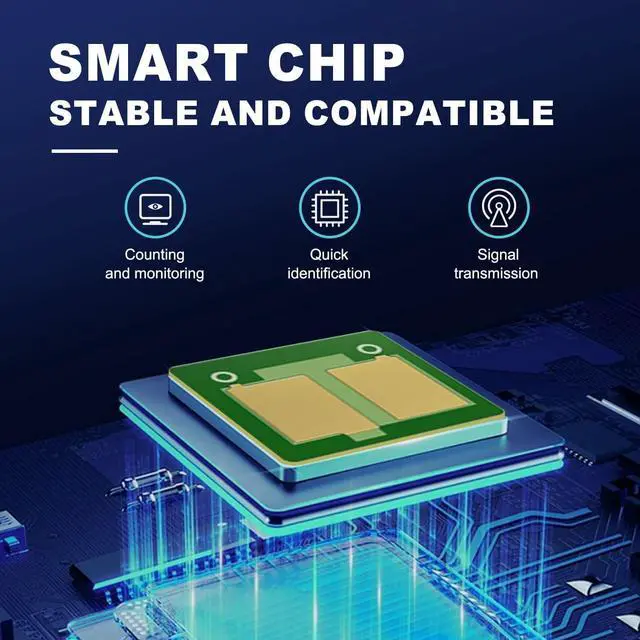 Alt view image 6 of 7 - 508A Toner Cartridges 4-Pack (BK/C/M/Y) Replacement for HP 508A Toner & 508A Ink, Compatible with Enterprise M552, M553, M553dn, MFP M577 M577dn Series Printer (CF360A, CF361A, CF362A, CF363A)