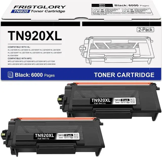 Main image of TN920 TN920XL Toner Cartridge Replacement for Brother TN 920XL Toner High Yield Works with HL-L6210DW HL-L5210DW HL-L6210DWT HL-L5210DWT MFC-L6810DW HL-L5210DN HL-L6310DW Printer (2Black)