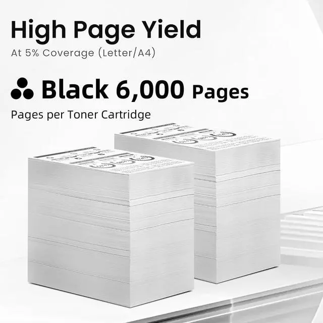 Alt view image 3 of 5 - B231000 Compatible High Yield Toner Cartridge Replacement for Lexmark B2338 MB2338 B2442 MB2442 B2546 MB2546 B2650 MB2650 Series Laser Printers (B231000-2Pack-6000Pages)