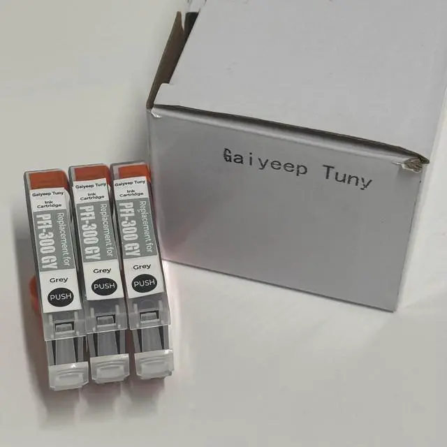 Main image of PFI-300 Ink Cartridges Grey imagePROGRAF PRO-300 Compatible PFI300 Ink Cartridges (3-Grey)