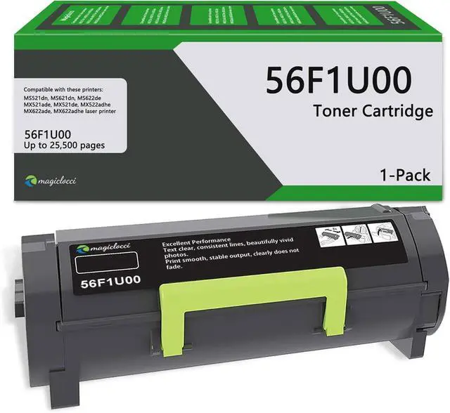 Main image of 56F1U00 Black Ultra High Yield Toner Cartridge(1-Pack) - Compatible Replacement for Lexmark 56F1U00 Toner Cartridge Work for MS521dn MS621dn MS622de MX521de MX521ade MX522adhe MX622ade Printer