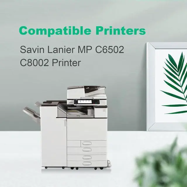 Alt view image 2 of 7 - MP-C8002 Toner Cartridge Compatible with Ricoh MPC8002 Toner use for Ricoh MP C6502 C8002 Printer (842083 842084 842085 842086)