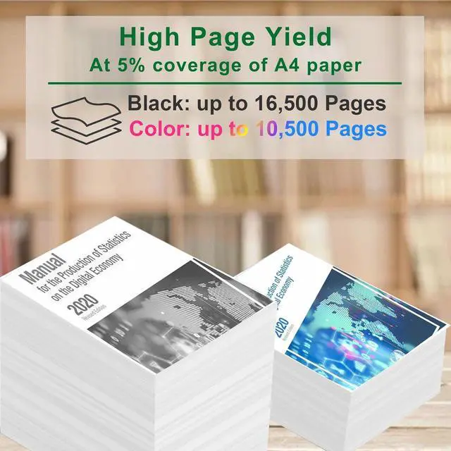 Alt view image 3 of 7 - IM C2000 IM C2500 Toner Cartridge High Capacity IMC2000 IMC2500 Compatible Replacement for Ricoh IM C2000 IM C2500 Printers, 842307 842308 842309 842310 4-Pack (Black, Cyan, Magenta, Yellow)