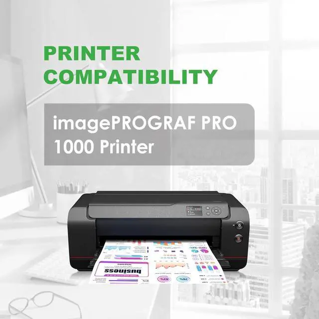 Alt view image 2 of 7 - PFI 1000 PFI-1000 Ink Cartridges Replacement Set for PFI1000 Ink Tank Set for Canon imagePROGRAF PRO-1000 PRO 1000 Printers (PBK, MBK, C, M, Y, R, PM, GY, PC, CO, PGY, B, 12Pack)