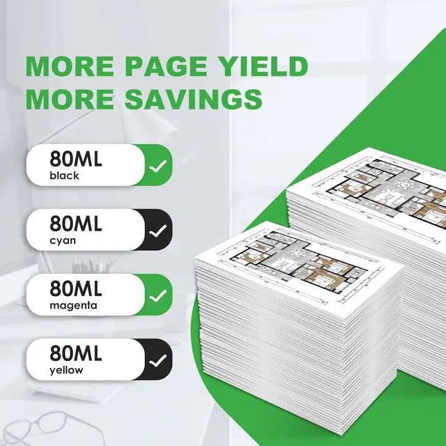 Alt view image 3 of 7 - PFI 1000 PFI-1000 Ink Cartridges Replacement Set for PFI1000 Ink Tank Set for Canon imagePROGRAF PRO-1000 PRO 1000 Printers (PBK, MBK, C, M, Y, R, PM, GY, PC, CO, PGY, B, 12Pack)