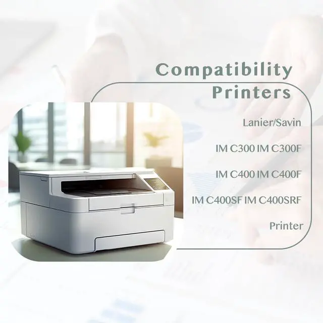 Alt view image 3 of 6 - IMC300 IMC400 IM C300 IM C400 Toner Cartridges Extra High Yield 842370 842371 842372 842373 Replacement for Ricoh IM C300 IM C400 IM C300F IM C400F IM C400SF IM C400SRF Printer (4-Pack)