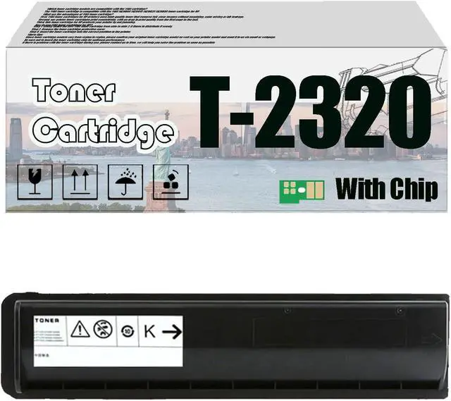 Main image of T-2320 T2320 Toner Cartridge, Compatible for Toshiba E-Studio 200L 202L 230 232 280 282 Printers  High Print Volume with Chip 1 pcs