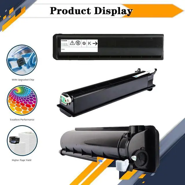 Alt view image 5 of 7 - T-2320 T2320 Toner Cartridge, Compatible for Toshiba E-Studio 200L 202L 230 232 280 282 Printers  High Print Volume with Chip 1 pcs