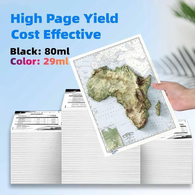 Alt view image 3 of 7 - 712XL 712 Ink Cartridges: 712 Designjet Ink Cartridge Compatible for HP Designjet T210 Ink HP Designjet T650 T630 T230 Studio Plotter Printers