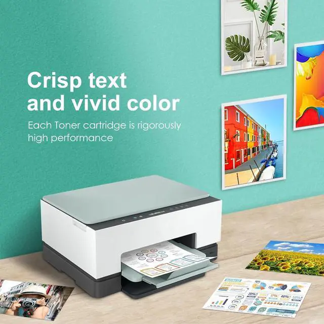 Alt view image 4 of 7 - High Yield Remanufactured 827A Toner Cartridge Replacement for HP CF300A CF301A CF302A CF303A for MFP M880 M880z M880z+ Printer (4-Pack), Black Cyan Yellow Magenta