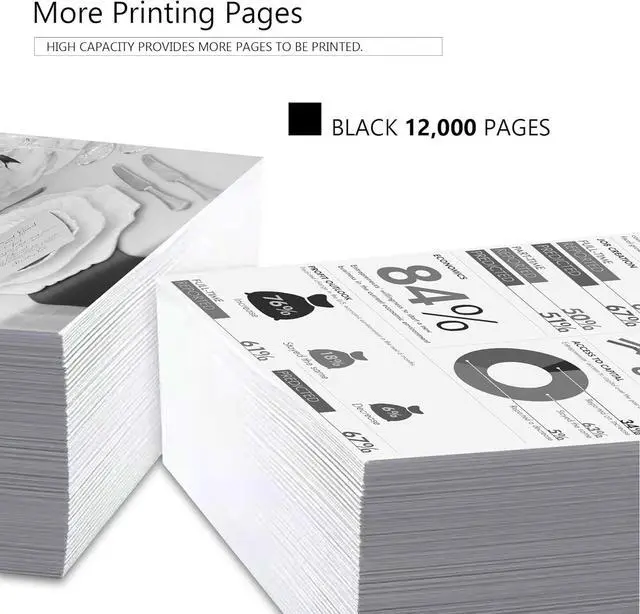 Alt view image 3 of 7 - TN920XL TN920 Toner Cartridge Black HL-L6210DW: (with Chip) Replacement for Brother TN-920XL TN-920 TN920XXL Work for HL-L6210DWT HL-L5210DN HL-L5210DW HL-L5210DWT Printer, High Yield 2 Pack