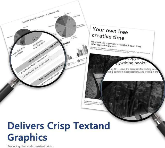 Alt view image 6 of 7 - (2 Black TN830XL Toner Cartridge) High Yield - Replacement for Brother TN830XL TN-830XL TN830 TN-830 Toner to use with HL-L2460DW MFC-L2820DW HL-L2405W HL-L2400D HL-L2480DW DCP-L2640DW Printer