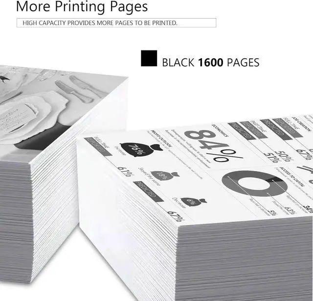 Alt view image 3 of 7 - 2 Pack TN-830 TN830 Toner - Replacement for Brother TN830 Black Toner Cartridge HL-L2460DW MFC-L2820DW DCP-L2640DW HL-L2405W HL-L2400D HL-L2480DW Printer, Print up to 1,600 Pages