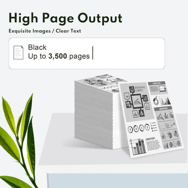 Alt view image 4 of 6 - B231000 Black Toner Cartridge(2-Pack) - Compatible Replacement for Lexmark B231000 Toner Cartridge Work for B2650dn B2338dw B2442dw B2546dw B2650dw MB2338adw Printer