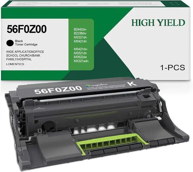 Main image of 56F0Z00 Imaging Unit Toner Black(1-Pack) - Compatible for 56F0Z00 56F0ZA0 Imaging Unit Replacement for Lexmark MS321 MS421 MS521 MS621 MS622 MX321 MX421 MX522 MX622 MB2442 MB2328 Printer