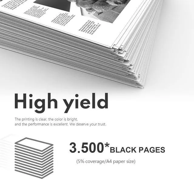 Alt view image 2 of 5 - TL660 TL630 Toner Cartridge (1 Pack, Black) - Lovn Compatible TL-660 TL-630 Toner Cartridge (Up to 3,500 Pages) Replacement for Pantum L2300DW L2350DW L2710FDW M15DW M29DW M118DW Printer