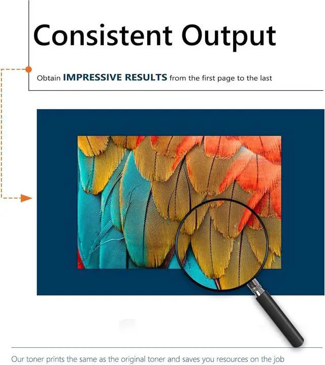 Alt view image 4 of 6 - (with Chip) 654A Yellow High Yield Toner Cartridge 1-Pack, CF332A Yellow Toner Replacement for HP 654A Toner Works with Color Laser Enterprise M680z, M651n, M651xh, M651dn; MFP M680f, M680dn Printer