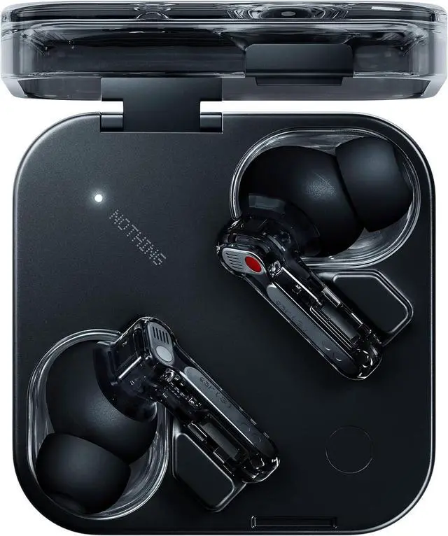 Main image of Nothing Ear (3) Wireless Earbuds Super Mic 45dB Hybrid Active Noise Cancelling Bluetooth Headphones Hi-Res 6 Mics, 12mm Dynamic Bass Boost, Dual Connect ANC Sport Ear Buds for iPhone Android, Black