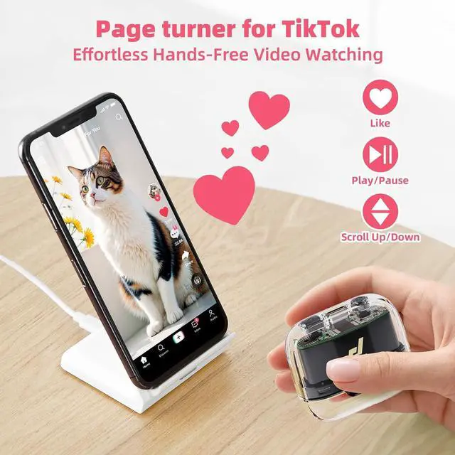 Alt view image 7 of 7 - Promise Wireless Earbuds Bluetooth5.3 Earphones,40Hrs Play, ENC Noise Cancelling Mic,13mm Deep Bass,Remote Control for TikTok,YouTube Shorts Like,Smart Phone Laptop Computer Sports Headphones(Black)