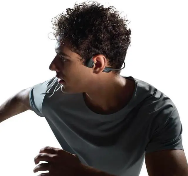 Alt view image 4 of 4 - SHOKZ OpenRun Pro 2 Mini - Open-Ear, Bone Conduction Sport Workout Headphones - Black