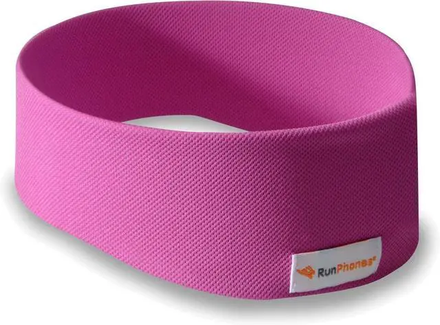 Main image of AcousticSheep RunPhones Wireless | Bluetooth Headphones for Running, Exercise & More | Flat Speakers | Rechargeable Battery Lasts Up to 10 Hours | Wild Orchid (Size L)