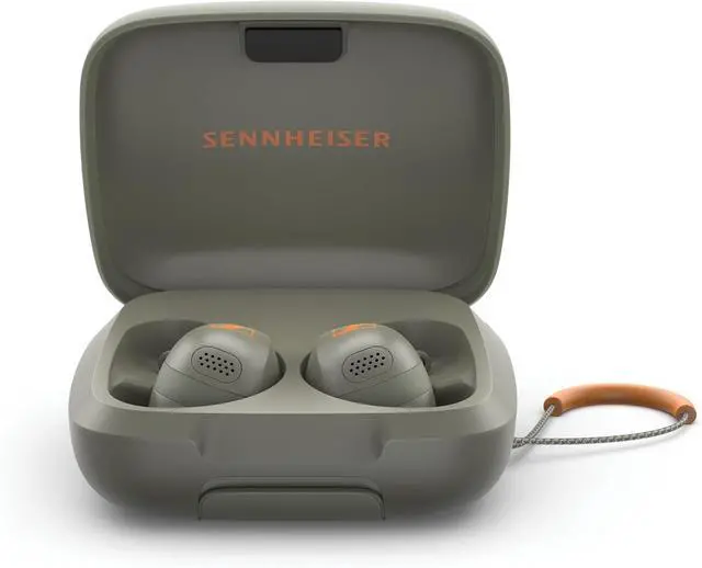 Main image of Sennheiser Momentum Sport - Earbuds with Sport Sound Tuning and Adaptive ANC, Secure Fit, 24-Hour Battery Life, Fitness Tracker for Body, Olive