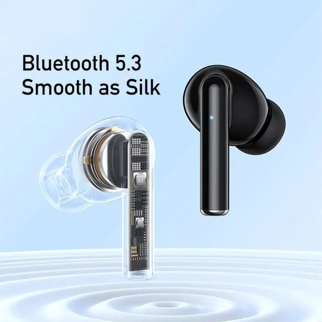 Alt view image 3 of 7 - AWEI T61 Wireless Earbuds Bluetooth 5.3 Headphones, 30Hrs Playback Stereo Ear Buds IPX5 Waterproof in-Ear Earphones, Bluetooth Earbuds with Mic for Phone Tablet Laptop Sports Black