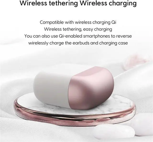 Alt view image 4 of 7 - Sabbat JetPods Wireless Bluetooth 5.2 Headset Earbuds 2023 Sound Quality in-Ear Sports Headphones for iPhone Samsung iPad Android (Ivory White)