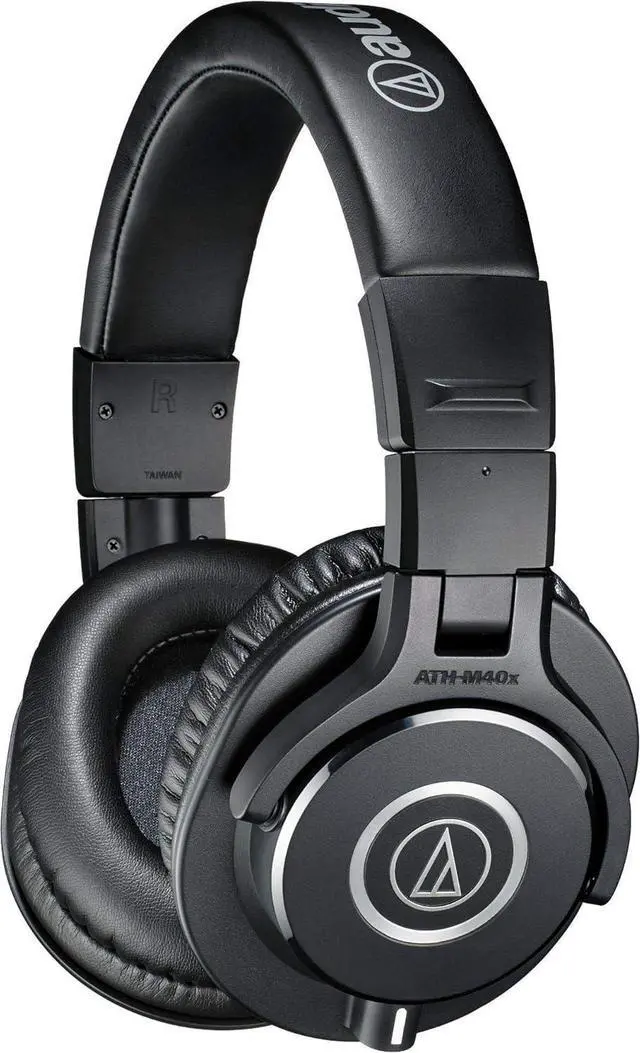 Alt view image 2 of 7 - Audio-Technica ATH-M40x Professional Studio Monitor Headphone, Black, 90 Degree Swiveling Earcups & Focusrite Scarlett Solo (3rd Gen) USB Audio Interface with Pro Tools | First