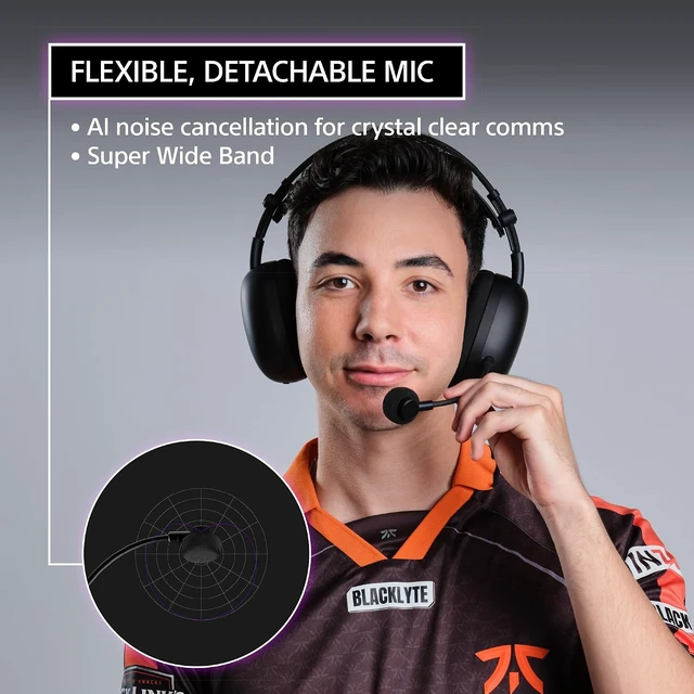 Alt view image 5 of 7 - INZONE H9 II Wireless Noise Cancelling Gaming Headset, Black