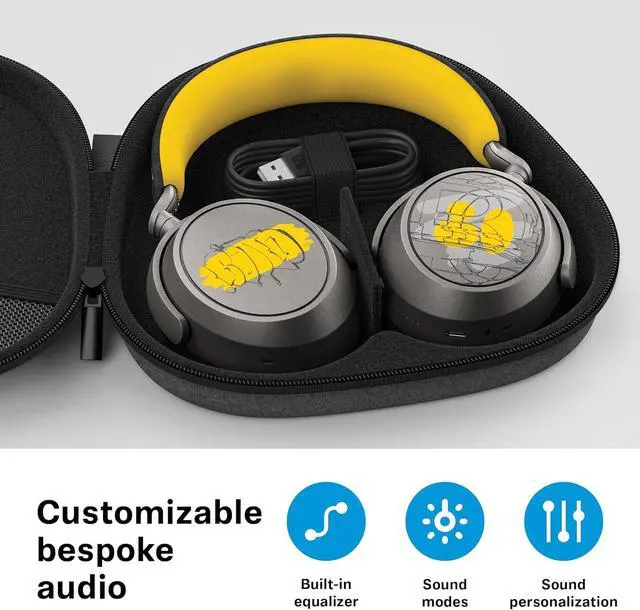 Alt view image 7 of 7 - Sennheiser MOMENTUM 4 Wireless Headphones - Bluetooth Headset for Crystal-Clear Calls, Adaptive Noise Cancellation, 60h Battery Life, Customizable Sound & Lightweight Folding Design  80th Anniversary