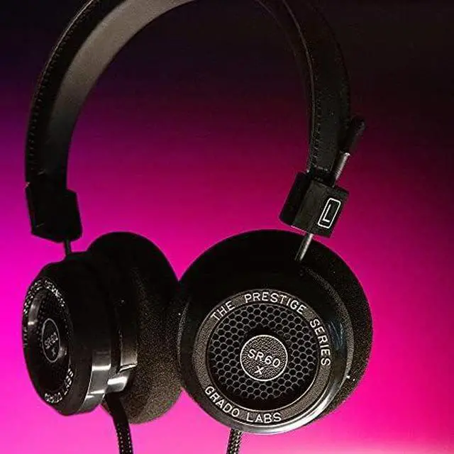 Alt view image 4 of 5 - GRADO SR60x Prestige Series Wired Open-Back Headphones  Dynamic Over-Ear Headphones with 44mm Drivers, Lightweight Build, Hand-Assembled in Brooklyn  Audiophile Sound for Home & Studio