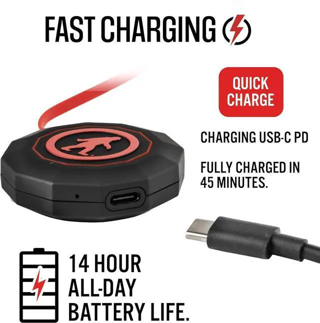 Alt view image 6 of 7 - Outdoor Tech - Chips XV Bluetooth Helmet Speakers - Universal Wireless Helmet Headphones for Ski - Snowboard - Bike - Powersports - Helmets