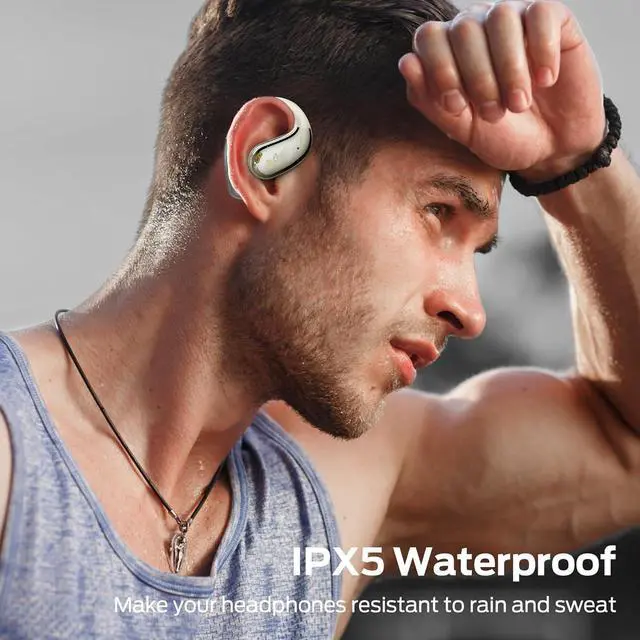 Alt view image 4 of 7 - Monster Open Ear AC360, Wireless Bluetooth Rotary Earphone, with Lanyard, Upgraded Bluetooth 6.0, Touch Control, 24h Long Battery Life, IPX5 Waterproof,Long-Lasting Wear Without Fatigue