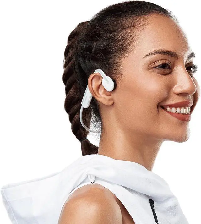 Alt view image 2 of 7 - Aftershokz OpenMove Alpine White