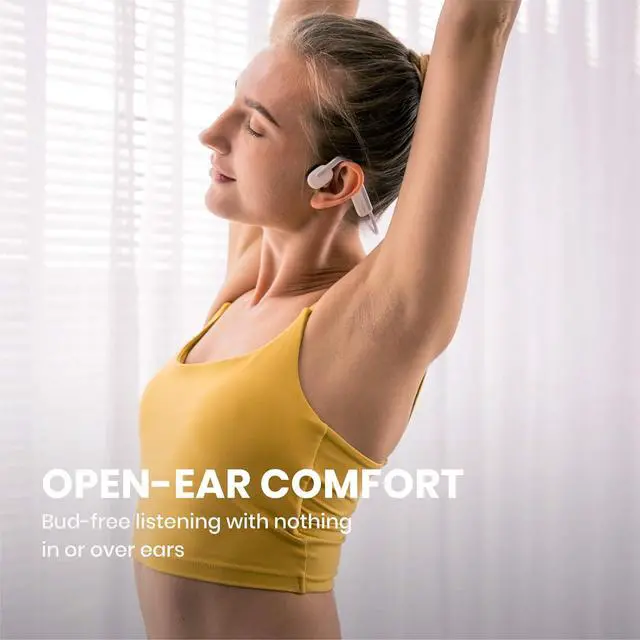 Alt view image 3 of 7 - Aftershokz OpenMove Alpine White