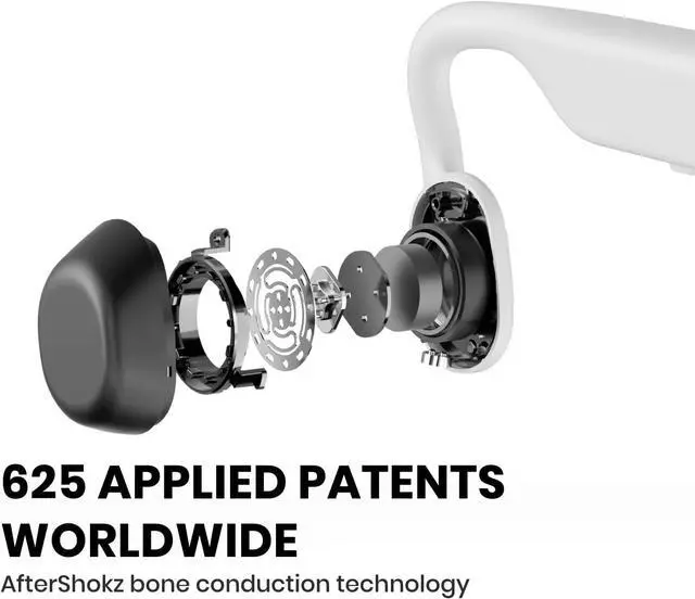 Alt view image 6 of 7 - Aftershokz OpenMove Alpine White