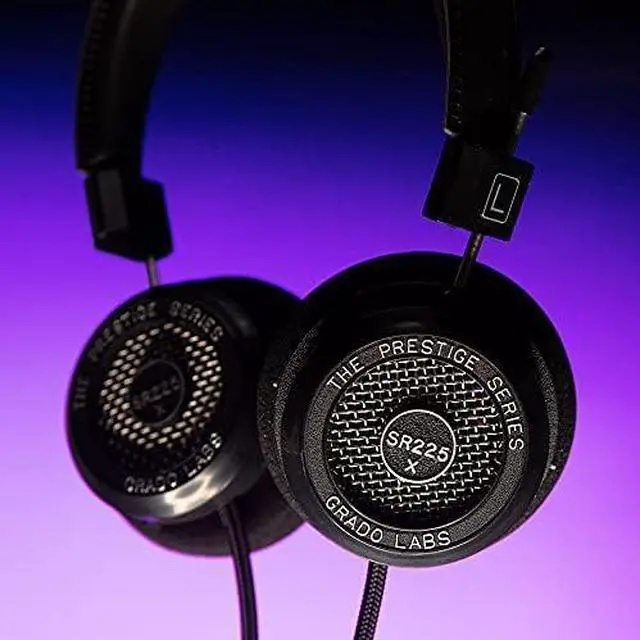 Alt view image 4 of 5 - GRADO SR225x Prestige Series Open-Back  Wired Over-Ear Audiophile Headphones with 44mm X Drivers  Hand-Assembled in Brooklyn  Dynamic Hi-Fi for Home Listening