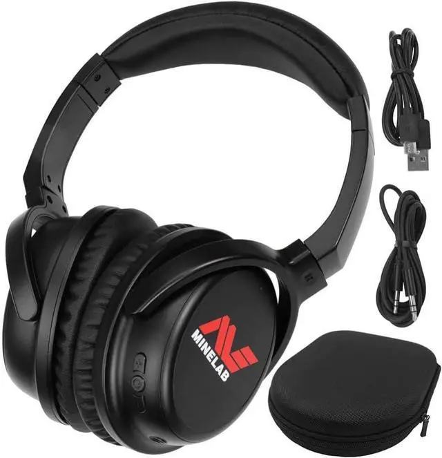 Main image of MINELAB ML80 Over-Ear Wireless Headphones with Bluetooth for EQUINOX & VANQUISH Metal Detectors (Includes Case, Charger, Aux Cable)