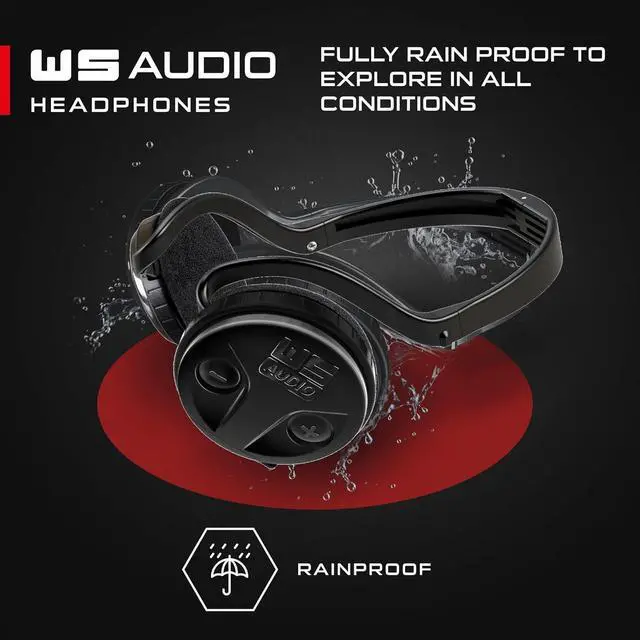 Alt view image 5 of 6 - XP METAL DETECTORS WSAUDIO Wireless Headphones for ORX (Delivered in Plastic Box), Fully Weatherproof, Foldable Compact and Lightweight with Detachable Control Module