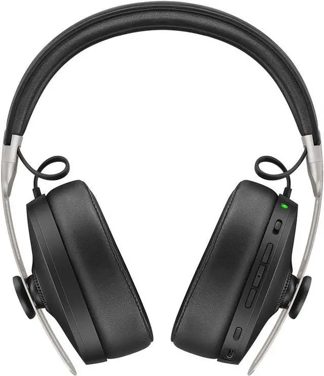Alt view image 3 of 6 - SENNHEISER Momentum 3 Wireless Noise Cancelling Headphones with Alexa, Auto On/Off, Smart Pause Functionality and Smart Control App, Black