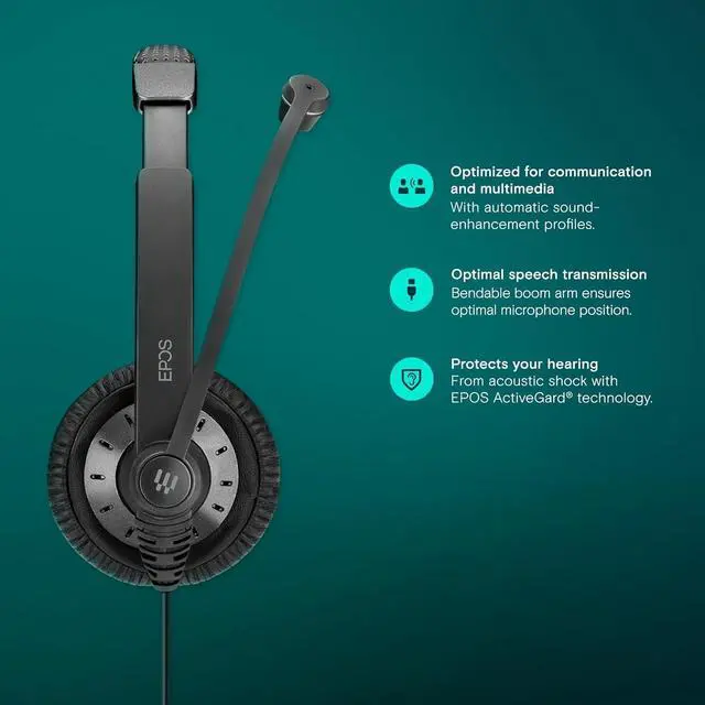 Alt view image 3 of 7 - SC 75 USB MS Binaural USB Headset