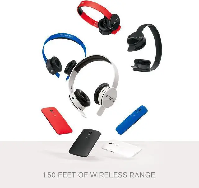 Alt view image 3 of 6 - SOL REPUBLIC 1430-00 Tracks Air Wireless On-Ear Headphones, Gunmetal