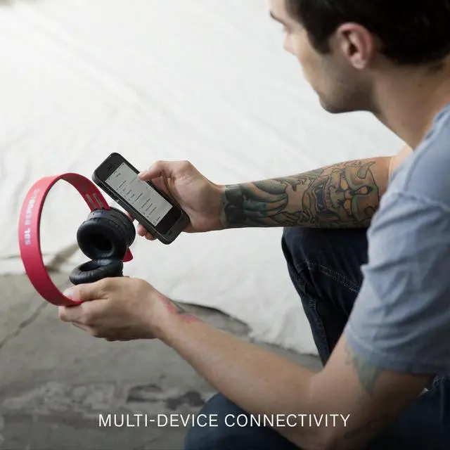 Alt view image 4 of 6 - SOL REPUBLIC 1430-00 Tracks Air Wireless On-Ear Headphones, Gunmetal