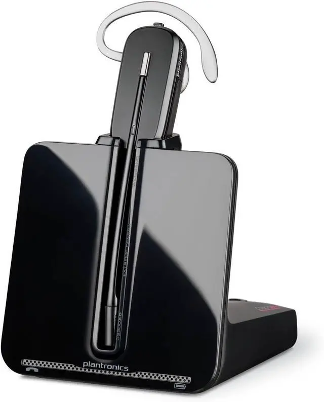 Main image of Poly CS540 Wireless DECT Headset (Plantronics)  Single Ear (Mono) Convertible (3 wearing styles)  Connects to Desk Phone  Noise Canceling Microphone  Amazon Exclusive